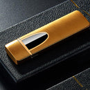 Isqueiro Elétrico Recarregável USB Touch Sem Chama à Prova de Vento - Azul