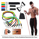 KIT- ELÁSTICO EXTENSOR -TREINE EM CASA OU EM AR LIVRE