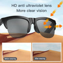 Óculos de Sol Inteligentes Bluetooth V5.3 com Chamada, Fones de Ouvido Esportivos para Uso Externo, Tecnologia wi fi Black Antitoque UV para Homens e Mulheres
